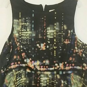 Sleeveless City Lights Dress